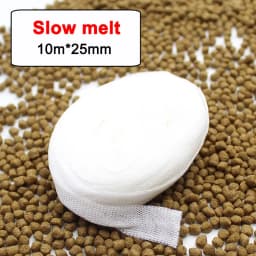 10M PVA Soluble PVA Mesh Refill Carp Fishing Feeder Fishing Lures Refill Hook Bait 25mm 35mm PVA Bag Fishing Accessories