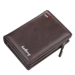 New Short Men Wallets Zipper Card Holder High Quality Classic Male Purse PU Leather Coin Holder Men Wallets Carteria