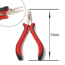 1Pc Black Red Blue Handle Anti-slip Splicing and Fixing Jewelry Pliers Tools & Equipment Kit for DIY Jewelry Accessory Design