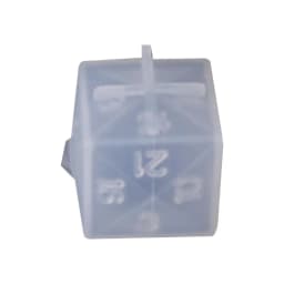 DIY Crystal Epoxy Mold Dice Fillet Shape Multi-spec Digital Game High Mirror Silicone Mould Making Accessories