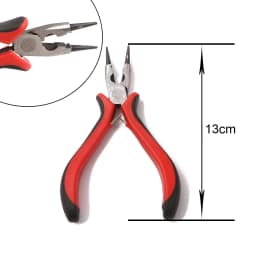 1Pc Black Red Blue Handle Anti-slip Splicing and Fixing Jewelry Pliers Tools & Equipment Kit for DIY Jewelry Accessory Design