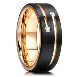 Fashion Men's Smooth Black Stainless Steel Rings Width Signet Square Infinity Finge Ring Hiphop Male Wedding Party Jewelry Gift