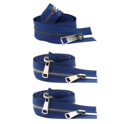 20/30/40/50/60/70/80cm 5# Colorful High Quality Open-end Double Sliders Metal Zipper DIY Handcraft For Cloth Pocket Garment Bags
