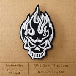 CAT Peace Embroidered Applique Patches Fabric Garment Apparel Clothing Accessories Embroidery Badges Star
