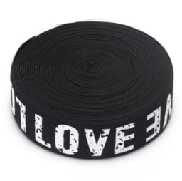 2/3/4cm Elastic Band Printing LOVE Rubber Webbing Classic Pattern Letter Love Elastic Belt for Clothing Trousers Sewing Supplies