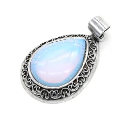 2024 New Natural Stone Abalone Shell Charms Drop Shape Lapis Lazuli Ethnic Pendant for Women Jewelry Making DIY Necklace Gift
