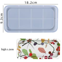 Storage Tray Silicone Mold Palm Dish Plate UV Epoxy Resin Clay Casting Molds Hand Of Fatima DIY Craft Making Mould Home Decor