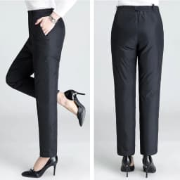 Oversize 5xl Warm 90% Duck Down Pants Women Snow Wear Black High Waist Baggy Trousers Mom Elegant Thicken Windproof Pantalones