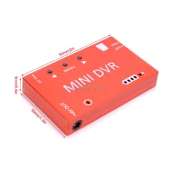 Mini FPV DVR Video Audio Recorder Built-in 3.7V 400mah Battery for FPV RC Multicopters VR Goggle Monitor