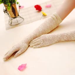 Sexy Lace Gloves Women's Summer Sunscreen Thin Long UV Blocking Gloves Black White Pink Lace Gloves Drop Shipping