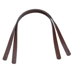 1Pair 60cm Leather Handles Durable Shoulder Bags Detachable Belt Women Rivet Handle DIY Handmade Replacement Handbag Strap