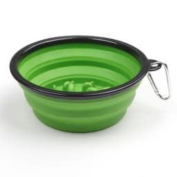 350 1000ml Travel Foldable Pet Dog Bowl for Small Large Dogs Slow Puppy Big Dog Food Bowls Portable Pet Feeder Comedero Perro