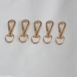 5Pcs 4 Sizes Metal Swivel Trigger Lobster Clasps For Bag Hook Key Chain DIY Zinc Alloy Gold Silver Belt Buckle Bag Accessories