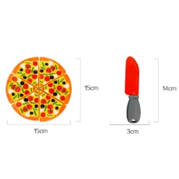 Baby Cutting Pizza Plastic Toy Kitchen Pretend Play House Cook Cut Food Games Simulation Pizza Food Kids Gifts For Boy And Girl