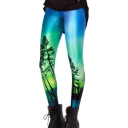 42 Design Women Galaxy Leggings Rainbow Cloud Black Green Muscle Mermaid printed Leggings pants Leggins 4XL