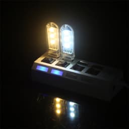 Portable USB LED Night Light 3LEDs Keychain 5V Desk Reading Lamp Camping Book USB Gadget for Notebook Computer PC Power Bank