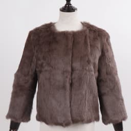 New Arrival Short Style Lady 100% Natural Rabbit Fur Coats Winter Warm Rabbit Fur Jackets Women Slim Real Rabbit Fur Overcoats