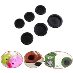 5Pcs 34mm-50mm Rubber Money Saving Box Piggy Bank Closure Plug Stopper Cover