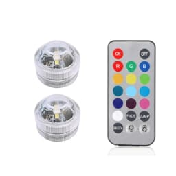 Led Submersible Night Light Lamp RGB Underwater Light Wedding Tea Light Vase Fish Tank Pool Party Christmas Decorative Lights