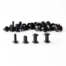 24pcs Belt Attachments Clips Holster Belt Loops Screw Set Chicago Screw Comes with Washer for DIY Kydex Sheath Hand Tool Parts