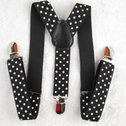 BD006-S 2.5*65CM Baby suspenders Dot print 11 colors adjustable kids pant suspenders for 1-8 years boys and girls free shipping