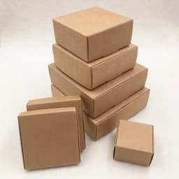 20pcs Brown Kraft Paper Aircraft Gift Boxes Blank Handmade Soap Packing Box,Paper Candy Wedding Party Gift Packaging Boxes