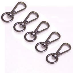 5Pcs 4 Sizes Metal Swivel Trigger Lobster Clasps For Bag Hook Key Chain DIY Zinc Alloy Gold Silver Belt Buckle Bag Accessories