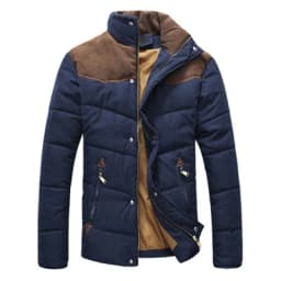DIMUSI Winter Men Diamond Warm Parkas Jacket Men Casual Cotton Stand Collar Parkas Male Outwear Windbreaker Warm Coats Clothing