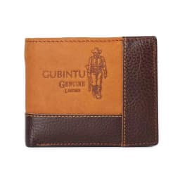 GUBINTU Men Wallets Genuine Cow Leather Short Design Card Holder Passcard Pocket Men High Quality Brand Male Wallet