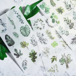 3pcs/set 2019NEW Cartoon Flowers Leaves Sticker DIY Diary Decor Stickers Scrapbook cute Stationery journal Supplies
