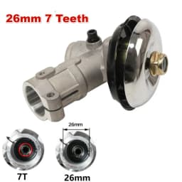 26mm/28mm Trimmer Gearbox Gearhead Brushcutter Grass Trimmer Replace Gear Head Lawn Mower Parts Gardening Tool 7 9 Teeth