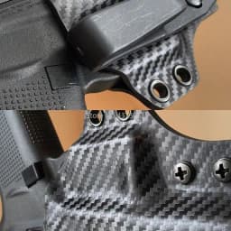 300*300mm Diy Knife Material Making Knife K Sheath Case Kydex K200 Carbon Fiber Hot Plastic Plate Python Maple Leaves Symbol