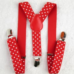 BD006-S 2.5*65CM Baby suspenders Dot print 11 colors adjustable kids pant suspenders for 1-8 years boys and girls free shipping