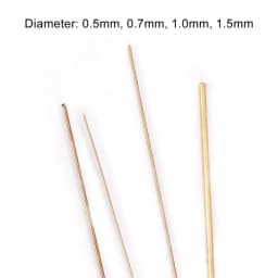 4Pcs 0.5/0.7/1.0/1.5mm Silver Welding Rods Gold Soldering Wire Metal Soldering Brazing Rod Jewelry Making Repair Solder Material