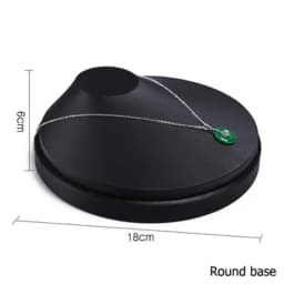 Jewelry Retail Store Black PU Ring Earring Stand Holder Bust Bangle Organzier Set Jewelry Pendant Necklace Chain Chokers Display