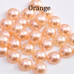 2/3/4/5/6/8/10/12/14mm Imitation Pearl ABS Plastic Half Round Loose Bead for DIY Jewelry Making Accessories Nail Art Crafts