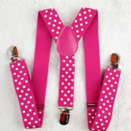 BD006-S 2.5*65CM Baby suspenders Dot print 11 colors adjustable kids pant suspenders for 1-8 years boys and girls free shipping