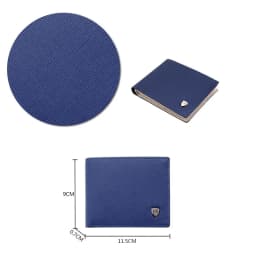 New Wallet Men Business Multi-Card Slots Pu Leather Coin Purses Item Organizer Big Capacity Cuzdan Vallet Male Short Money Bag
