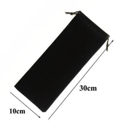 50Pcs/lot 10cmx30cm Black Drawstring Velvet Bag For Microphone Wine Bottle Umbrella Christmas Wedding Party Packaging Gift Bags