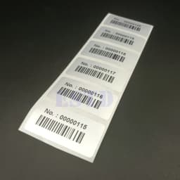 1 Roll Digital 1000pcs Waterproof Consecutive Number Labels Number Stickers Tags Serial Numbers and Barcode 40mm x 20mm