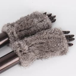 New Women 100% Real Genuine Knitted Rex Rabbit Fur Mittens Winter Warm Lady Real Fur Fingerless Gloves Handmade Knit Fur Mitten