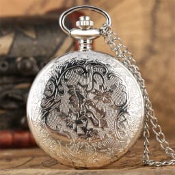 Gold Hollow Spider Design Quartz Pocket Watch Silver Half Hunter Pendant Necklace Clock Best Gifts Boys Men Women New 2019