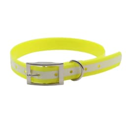 High Quality Pet Dog Collar TPU+Nylon Night Glowing Reflective Safety Collars Deodorant Waterproof Collar Pet Supplies