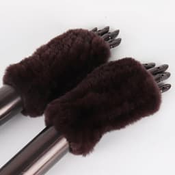 New Women 100% Real Genuine Knitted Rex Rabbit Fur Mittens Winter Warm Lady Real Fur Fingerless Gloves Handmade Knit Fur Mitten
