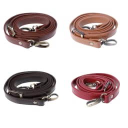 110-120cm Adjustable Bag Strap Leather Bag Handle Strap Shoulder Crossbody Handbag Handle Replacement for DIY Accessories KZ0075