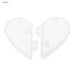 2Pcs Heart locks for lovers Pendant Liquid Silicone Mold DIY Epoxy Resin Mould Jewelry Tools