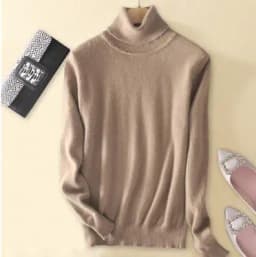 Cashmere Pullover Turtleneck Sweater Women 2026 Autumn Winter Clothes Female Jumper Pull Femme Hiver Basic Warm Knitted Sweaters