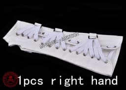 Rare Michael Jackson Punk Armbrace BAD Jam Black White Cotton Glove For Fans Punk For Performance Party Show Imitation