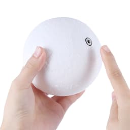 Original Rechargeable 3D Lights Print Moon Lamp Touch Switch Moon Light Bedroom Desk Lamp Led Night Light 3d Lamp Creative Gift