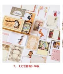 60pcs/1pack Retro matchbox Diary Planner Decorative Mobile Stickers Scrapbooking Craft Stationery Stickers